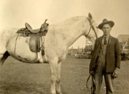 1924 Bill and Old Dynamite, both age 16